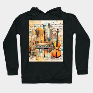 Instrument Collage Hoodie